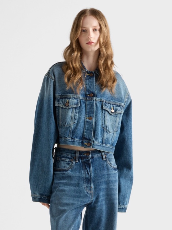 Prada Jackets & Blazers - Prada Denim blouson jacket